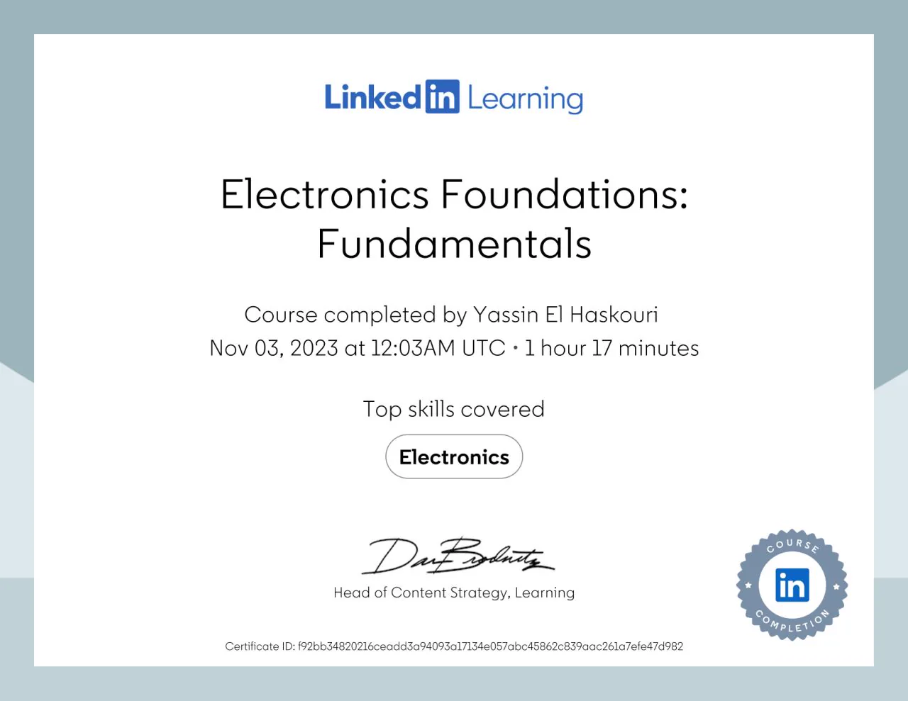 Electronics Foundations: Fundamentals